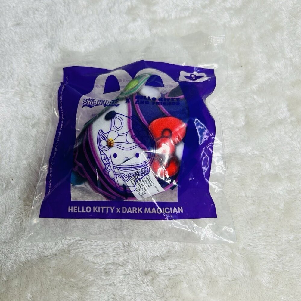 McDonalds Happy Meal Toy Hello Kitty Yu-gi-oh Plush Dark Magician NEW